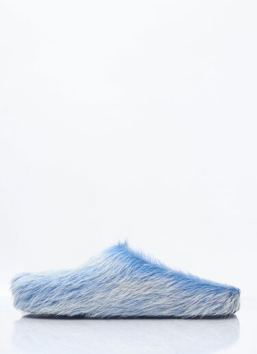Marni Fussbett Sabot Mules Blue mni0159007