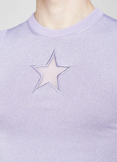 Heaven by Marc Jacobs Sparkle Star Tank Top Purple hvn0344018