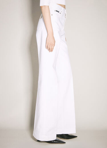 Dolce & Gabbana フレアジーンズ ホワイト dol0257005