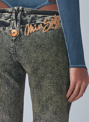 Miss Sixty x KNWLS Tie-Dye Jeans Green msk0263006