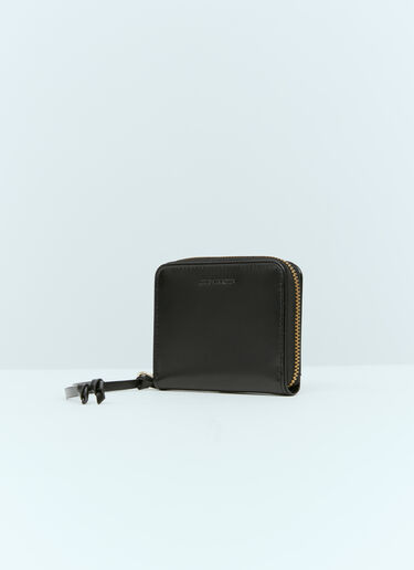 Dries Van Noten Zip-Around Leather Wallet Black dvn0254052