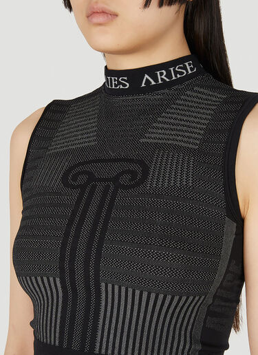 Aries Base Layer Crop Top Black ari0248005