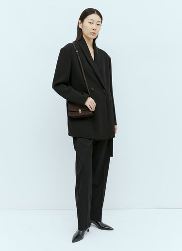 The Row Diomede Wool Blazer Black row0253018