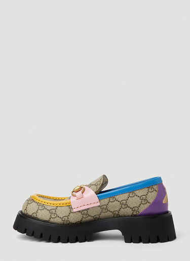 Horsebit GG Canvas Loafers in Multicoloured - Gucci