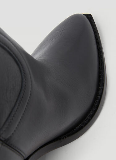 Isabel Marant Lomero Leather Boots Black ibm0253028