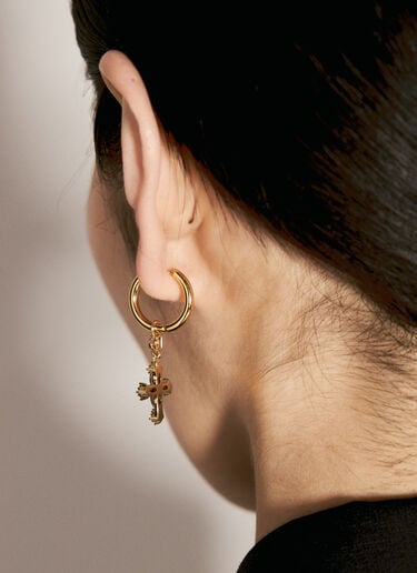 Dolce & Gabbana Cross Earrings Gold dol0256006
