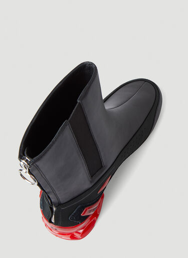 Raf Simons (RUNNER) Cycloid High Boots Black raf0147029