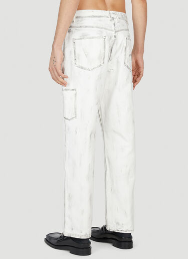 Pleasures Painted Pants White pls0151009