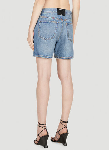 Alexander Wang Boyfriend Denim Shorts Blue awg0251034