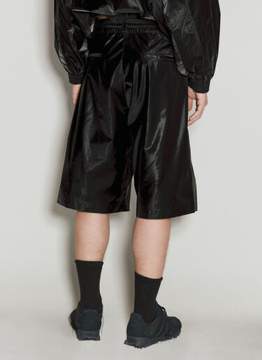 Y-3 Glossy Bermuda Shorts Black yyy0356014