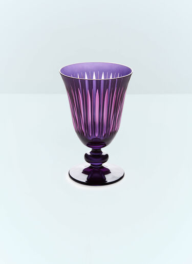 L'Objet Set Of Four Prism Wine Glasses Purple wps0691624