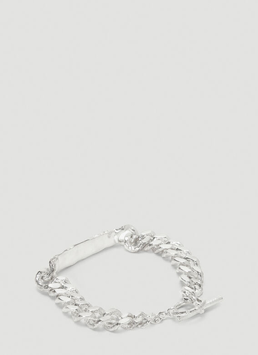 ID Tag Bracelet Pearls Before Swine ID Tag Bracelet Silver pbs0340008