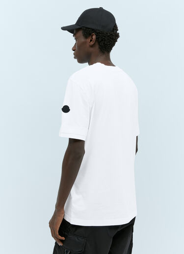 Moncler 徽标印花 T 恤 白色 mon0155028