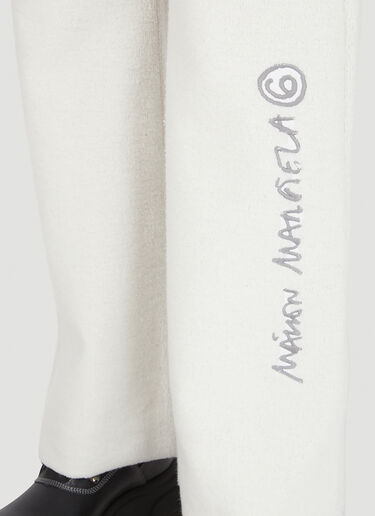 MM6 Maison Margiela Reversed Track Pants Light Grey mmm0246011