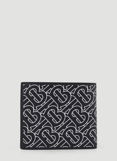 Burberry Monogram Bi-Fold Wallet Black bur0147160