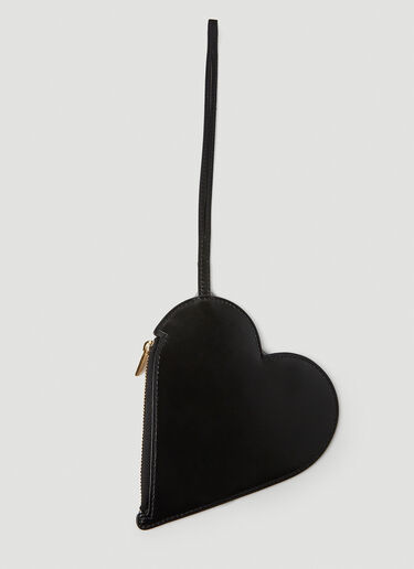 Jil Sander Heart Pouch Black jil0251031