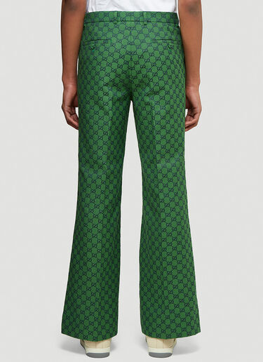 Gucci GG Flared Pants Green guc0143007