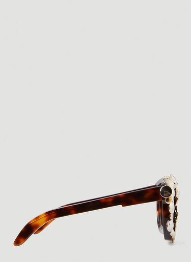 Kuboraum B2 Armadillo Glasses Brown kub0348021