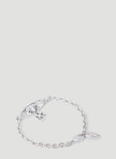 Vivienne Westwood Mayfair 浅浮雕手链 银色 vvw0154021