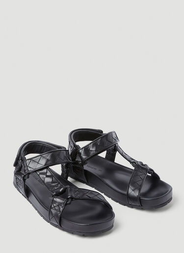 Bottega Veneta Intrecciato Sandals Black bov0155016