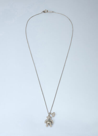 LN-CC® - Vivienne Westwood: Man. Ruby Pendant Necklace - Silver Vivienne Westwood Man. Ruby Pendant Necklace Silver vvw0366030