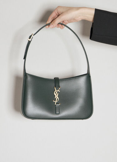 Saint Laurent Le 5 À 7 Hobo Shoulder Bag Green sla0254123