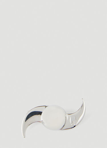 Raf Simons Space Spinner Brooch Silver raf0250021