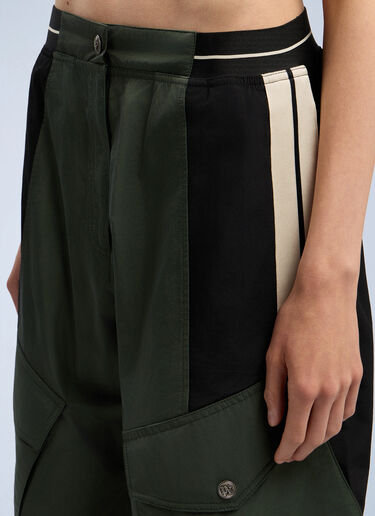 Panel Cargo Pants Palm Angels Panel Cargo Pants Green pma0262079