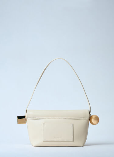 Jacquemus 르 롱 카레 숄더백  화이트 jac0260055