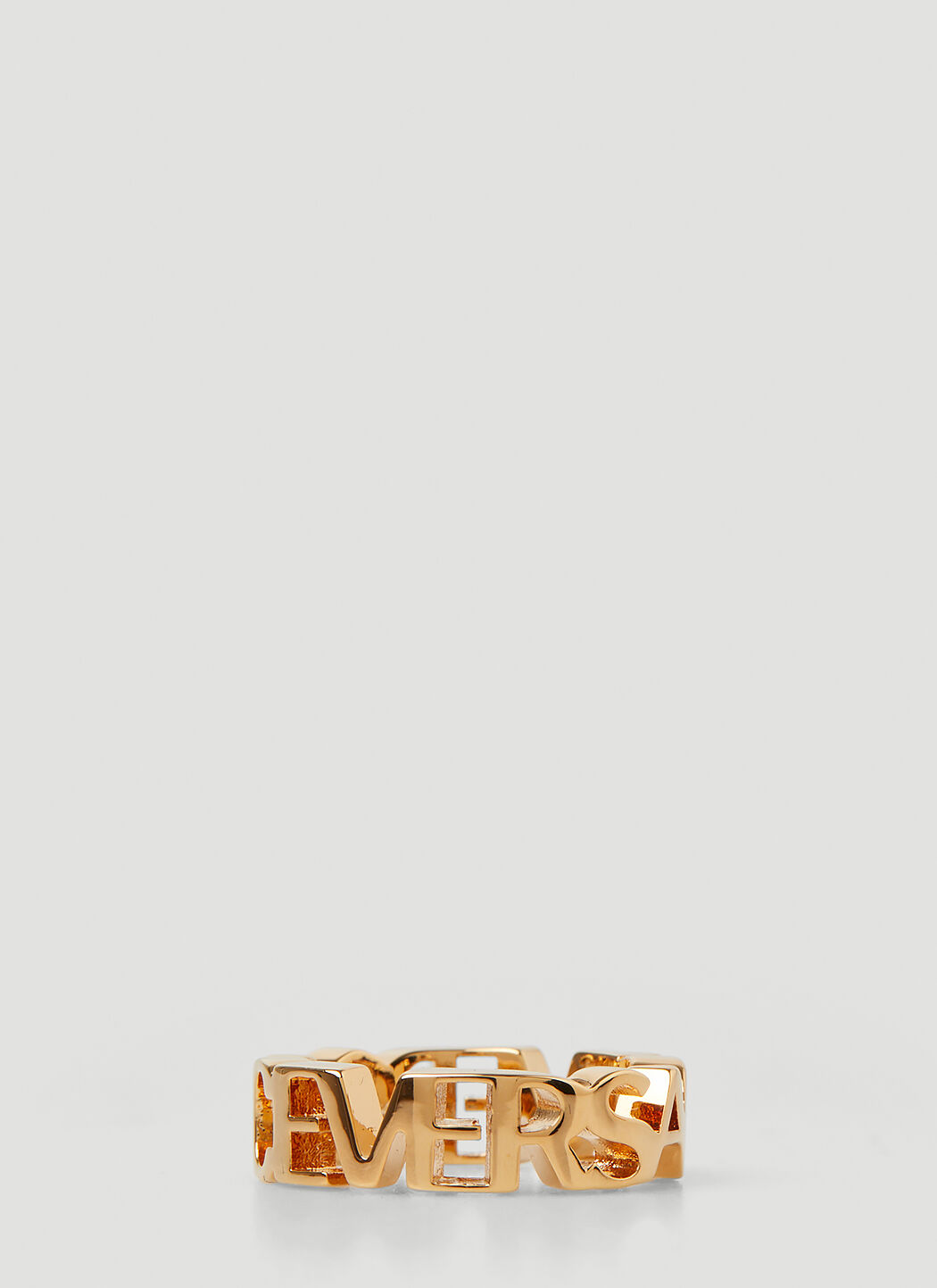 Medusa square ring in gold - Versace | Mytheresa