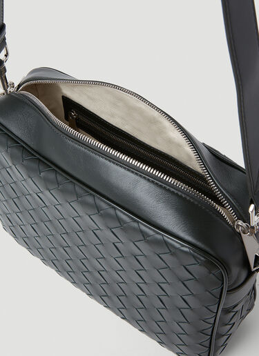 Bottega Veneta Intrecciato Crossbody Bag Dark Green bov0153037