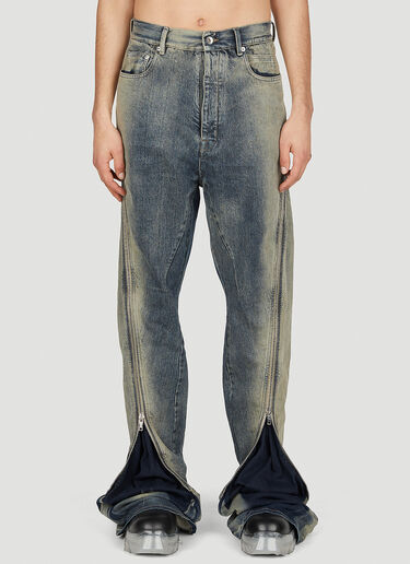 Rick Owens DRKSHDW Bolan Banana Jeans Blue drk0152004