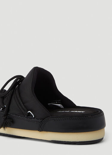 Lace Up Mules Moon Boot Lace Up Mules Black mnb0350007
