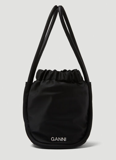 GANNI Side Strap Mini Bag Black gan0249030