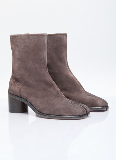 Maison Margiela Tabi Suede Ankle Boots Brown mla0155020