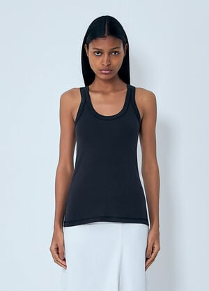 Lemaire Rib Tank Top Black lem0264012
