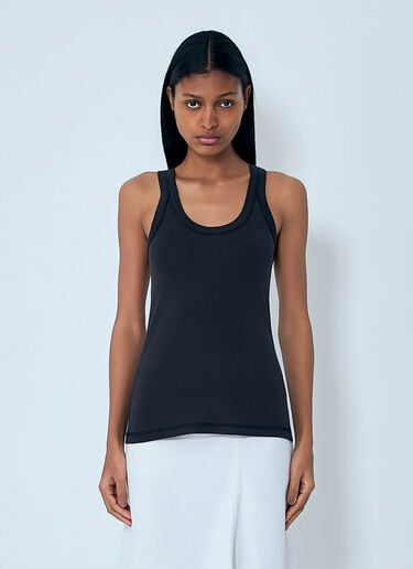 Lemaire Rib Tank Top Black lem0264012