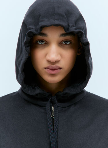 Moncler Wool-Blend Zip-Up Sweatshirt Blue mon0257034