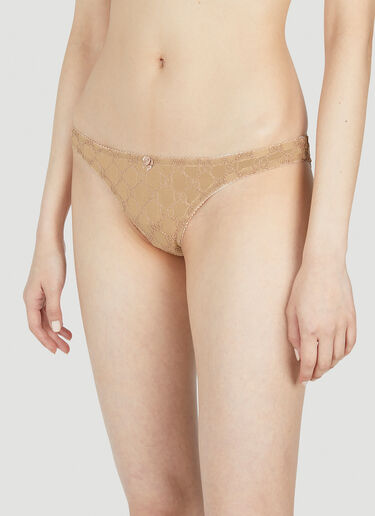 Gucci GG Tulle Lingerie Set Beige guc0251291