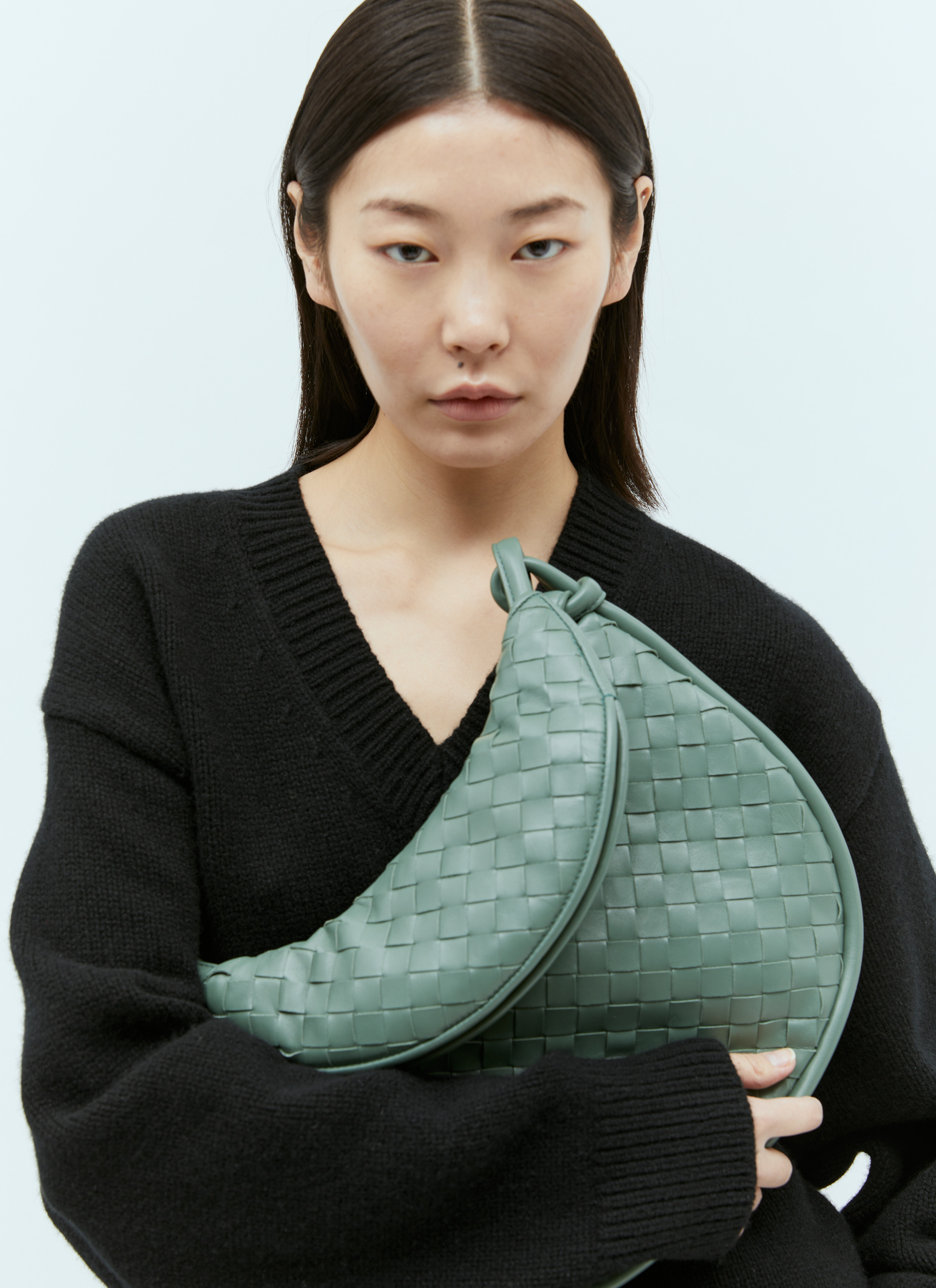 Bottega Veneta Women's' Medium Gemelli Shoulder Bag in Green | LN-CC®