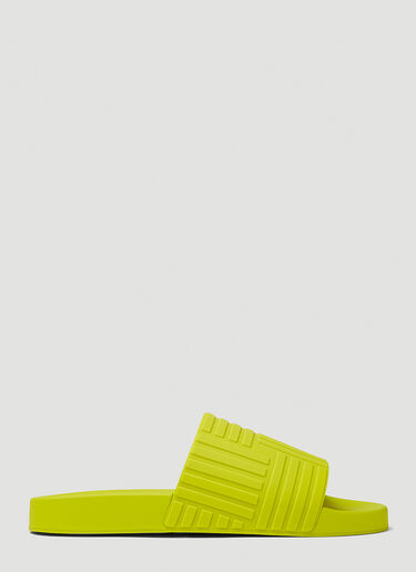 Bottega Veneta Rubber Carpet Slides Yellow bov0148043