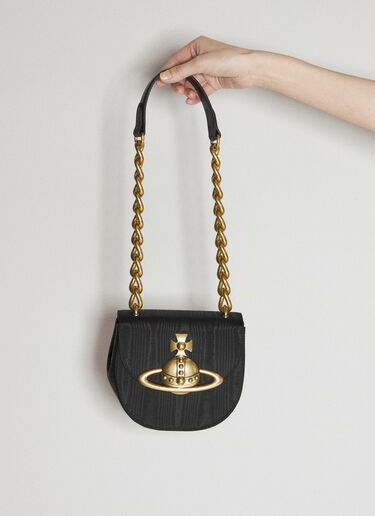 Vivienne Westwood 조디 Saddle 숄더백 블랙 vvw0255014