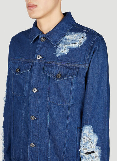 JW Anderson Distressed Denim Jacket Blue jwa0151010