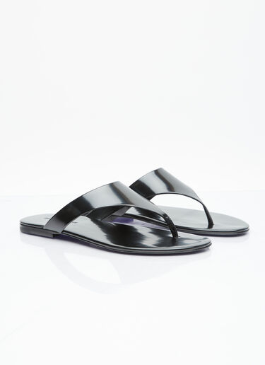 Kouros Sandals Saint Laurent Kouros Sandals Black sla0154027