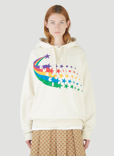 Gucci Unisex Shooting Star Sweatshirt in White | LN-CC®