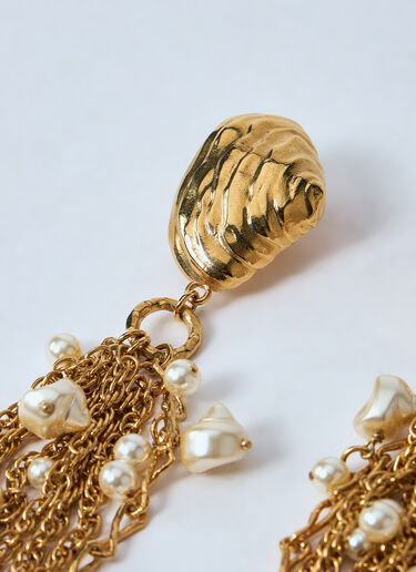 Chloé 贝壳耳环  金色 chl0260044