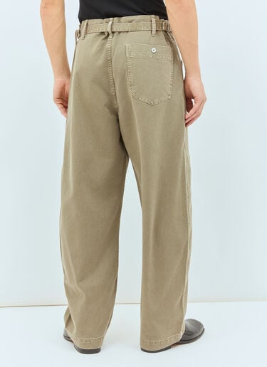 Lemaire Judo Pants Khaki lem0158006