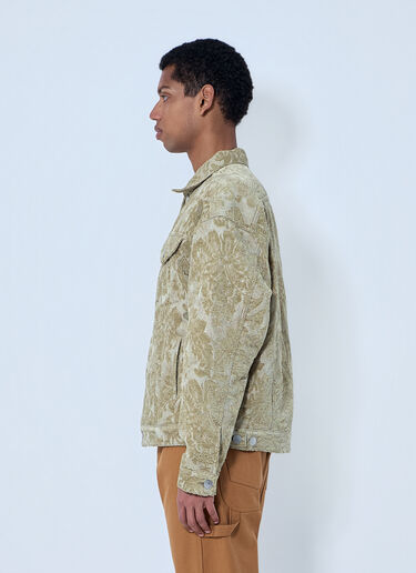 Junya Watanabe Patterned Denim Jacket Beige jwn0164001
