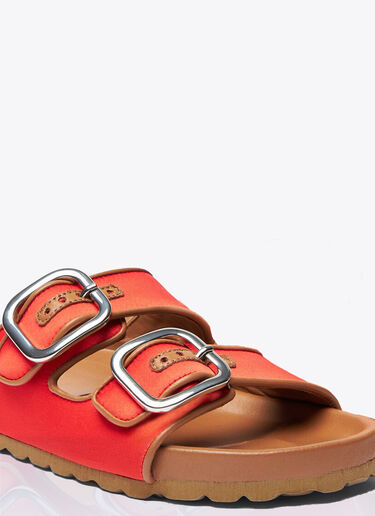 Scarosso Isa Satin Sandals Orange scr0258024