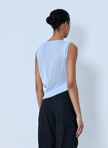 Kiko Kostadinov Kreiner Knit Top Blue kko0264008